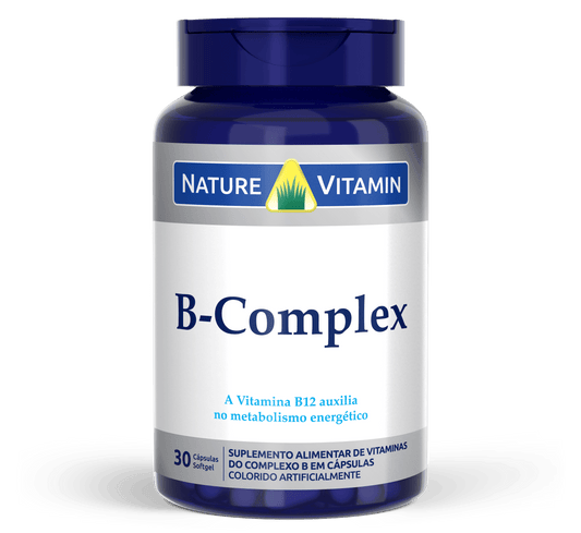 Complexo B - 30 Cáps Softgel - Nature Vitamin (SCP)