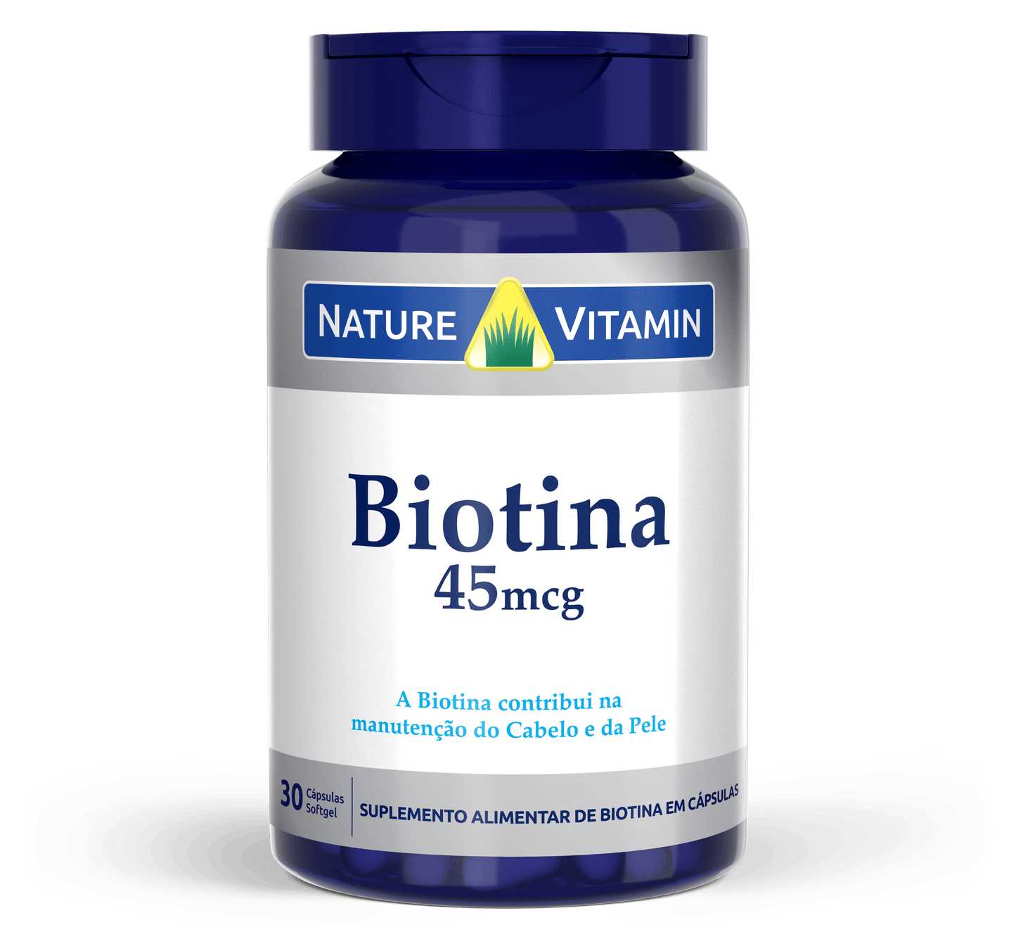 Biotina 45mcg - 30 Cáps Softgel - Nature Vitamin (SCP)