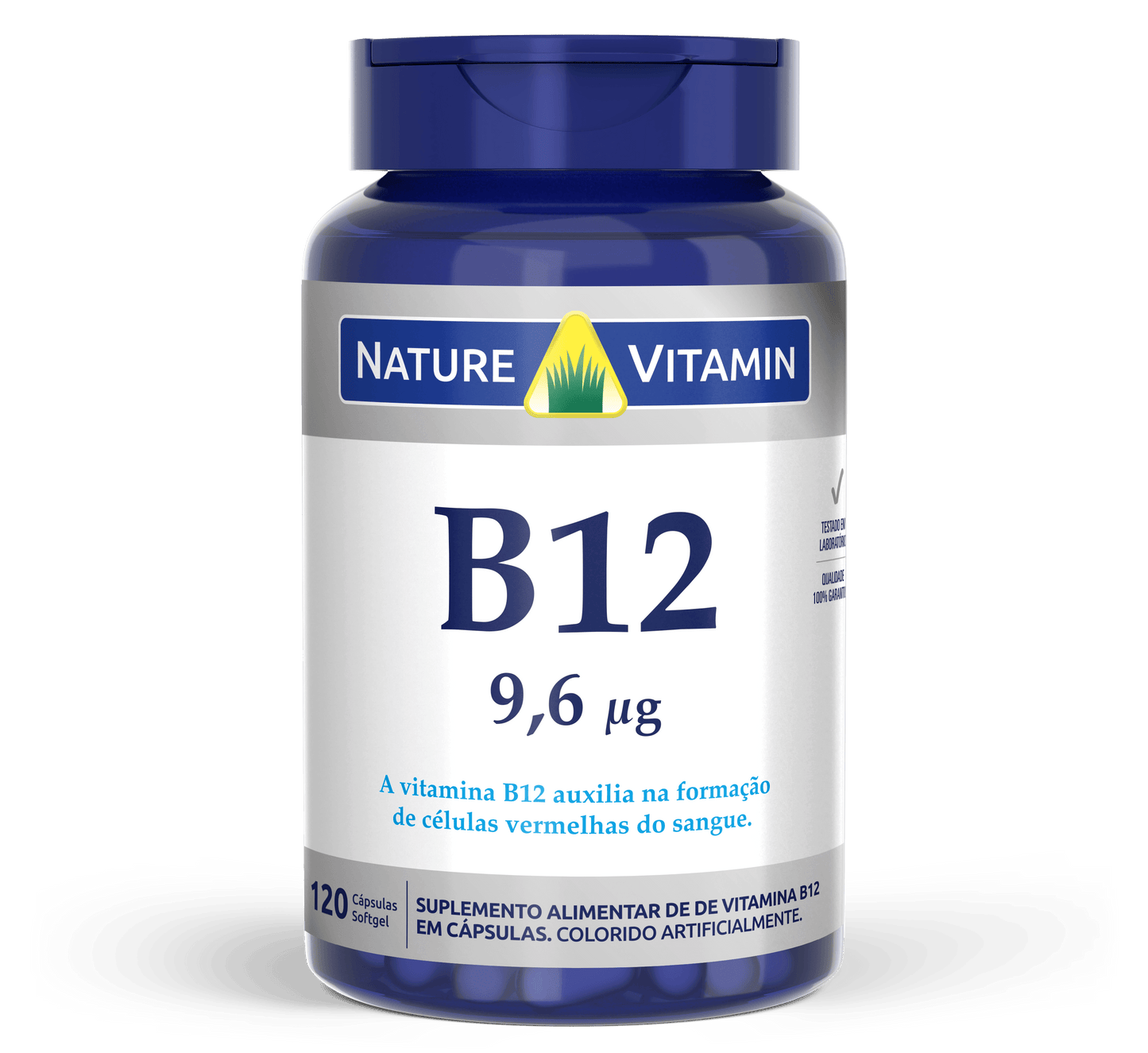 Vitamina B12 9,9mcg - 120 Cápsulas - Nature Vitamin (SCP)