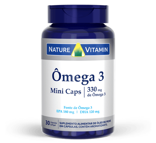 Ômega 3 Mini - 30 Mini Softgel - Nature Vitamin (SCP)