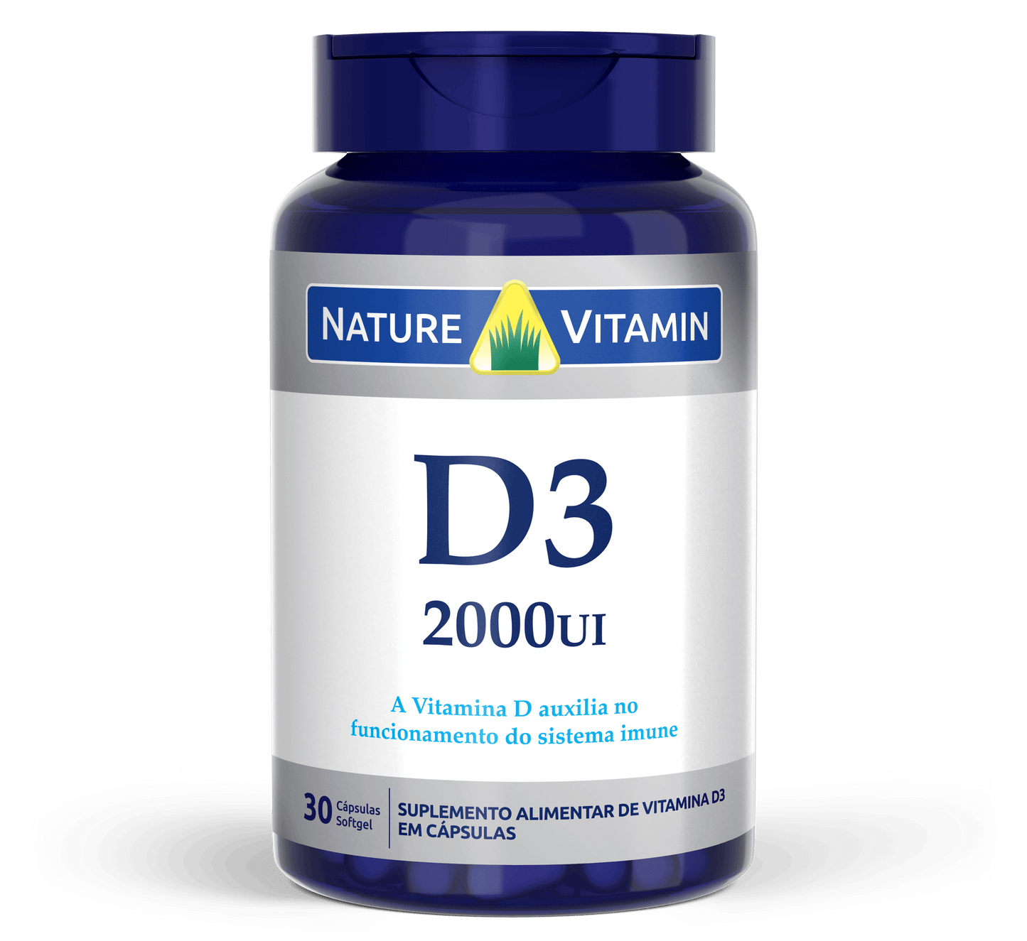 Vitamina D3 2000ui - 30 Cáps Softgel - Nature Vitamin (SCP)