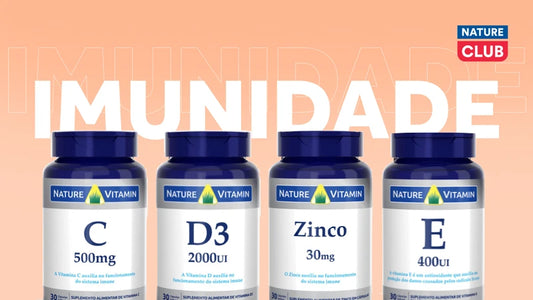 Kit Imunidade: Vitamina D3, Vitamina C, Vitamina E, Zinco Quelato