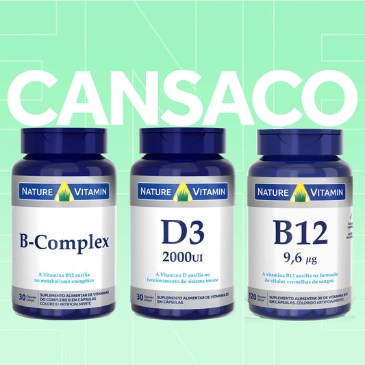 Cansaço 3: Complexo B + D3 + B12